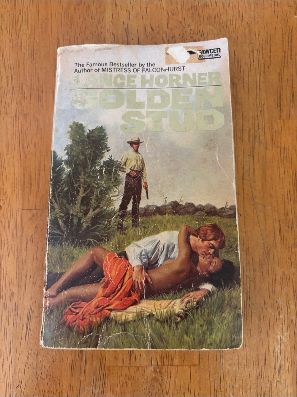 Golden Stud by Lance Horner Vintage Paperback Fawcett Golden Medal Book 1975